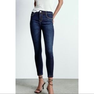 ZARA Mid-Rise Skinny Jeans Ankle